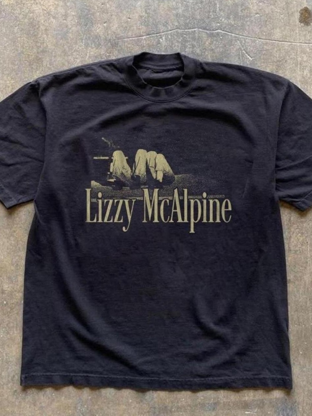 Gildan Black Liz Graphic Tee